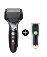5 Blade Wet & Dry Electric Shaver & Mini Trimmer Combo